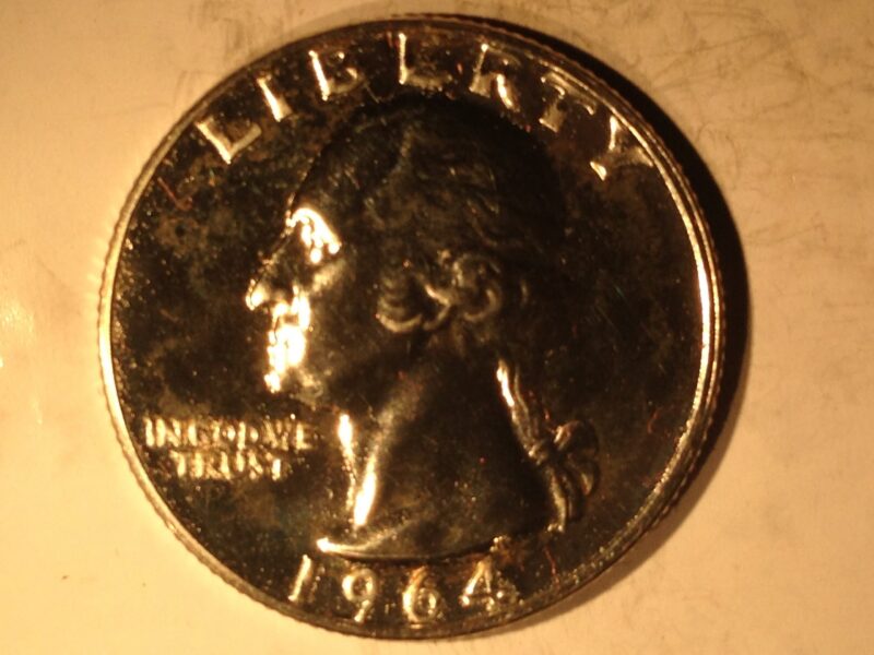 1964 Washington Quarter Gem Proof