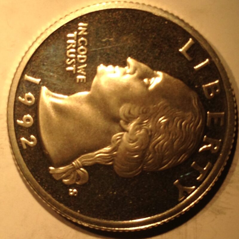 1992-S  Washington Quarter Gem Proof Silver