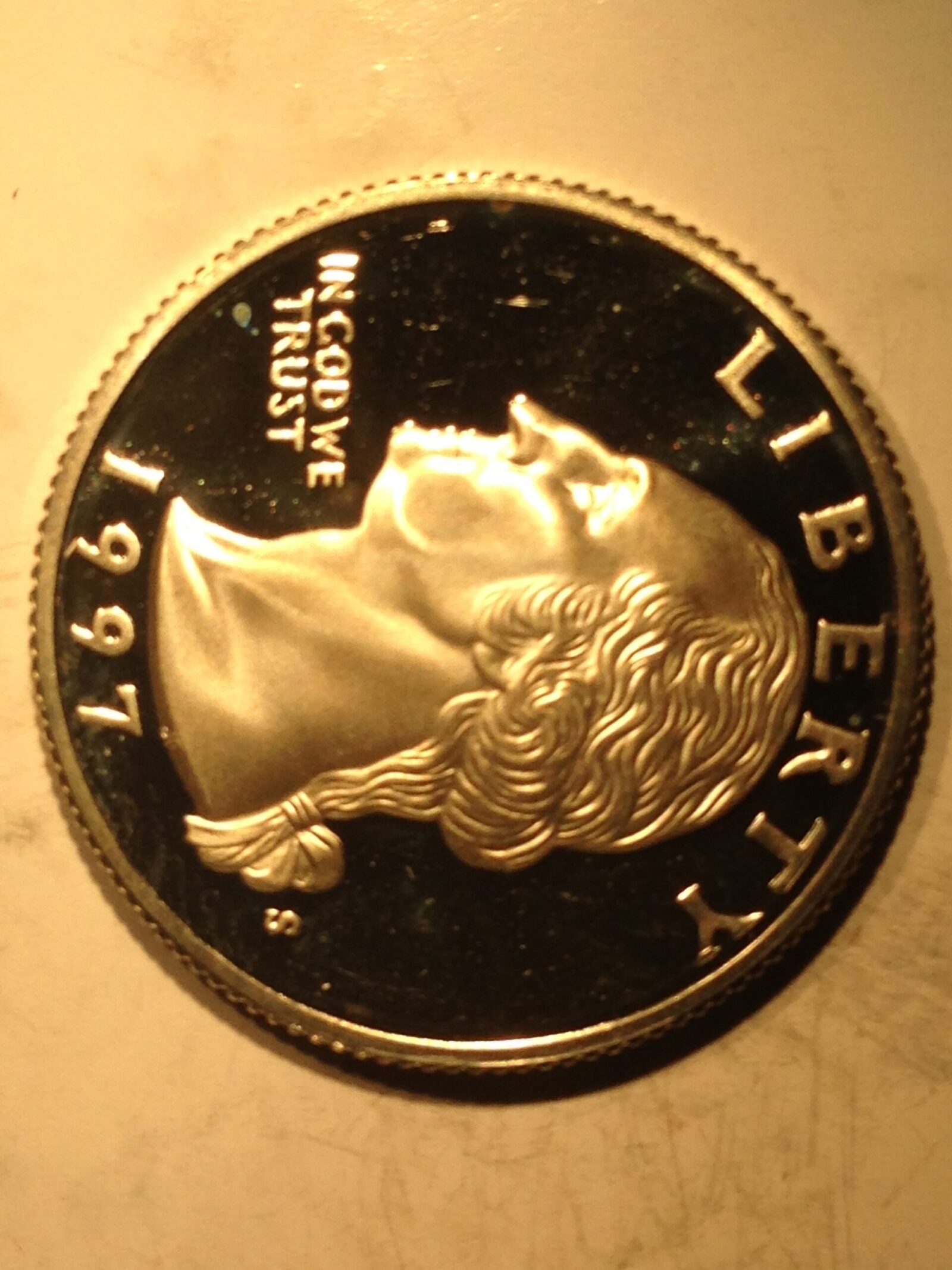 1997-S  Washington Quarter Gem Proof Silver