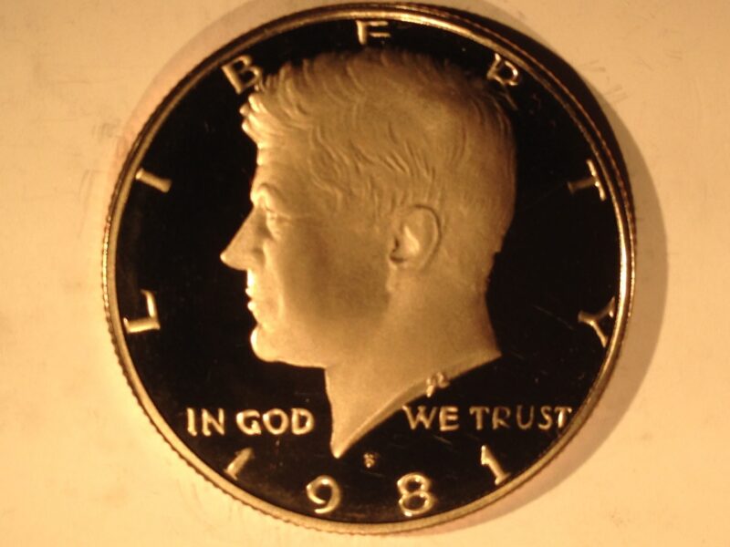 1981-S Ty I Kennedy Half Dollar Gem Proof