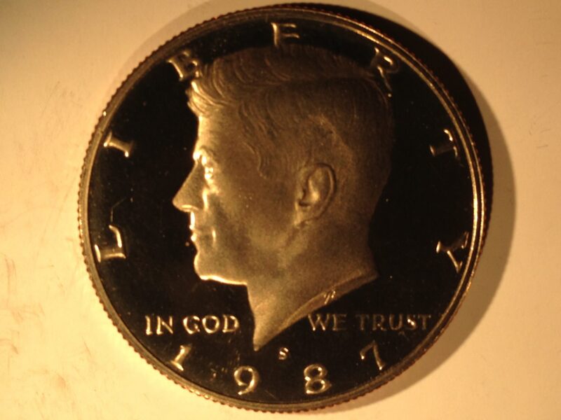 1987-S Kennedy Half Dollar Gem Proof