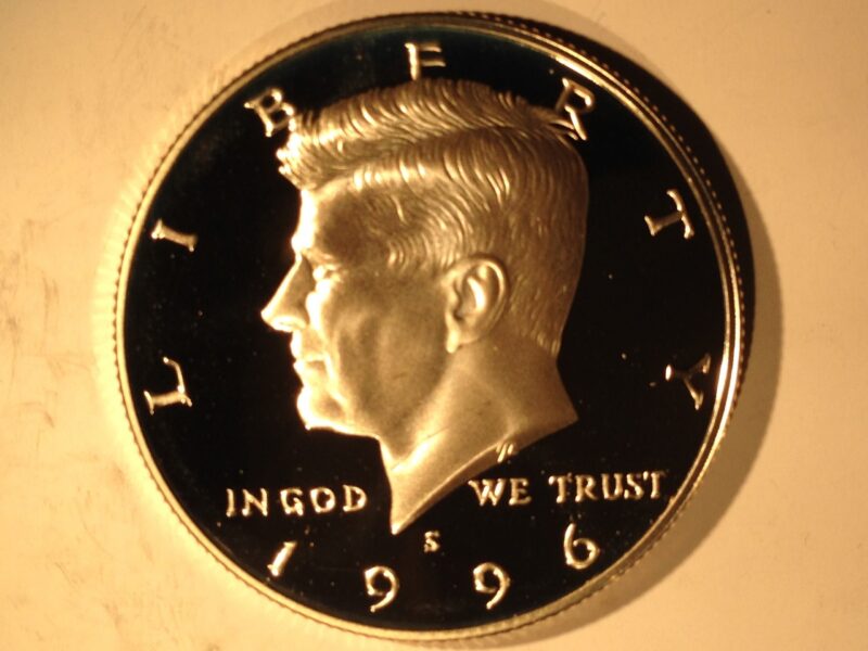 1996-S Kennedy Half Dollar Gem Proof