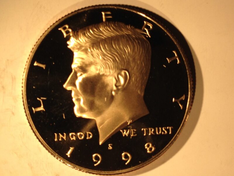 1998-S Kennedy Half Dollar Gem Proof