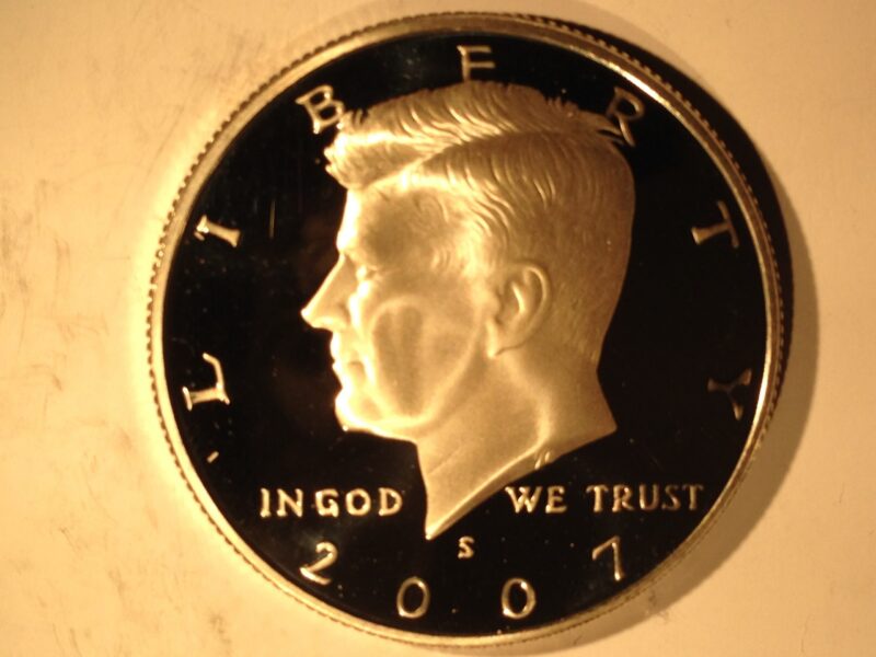 2007-S Kennedy Half Dollar Gem Proof