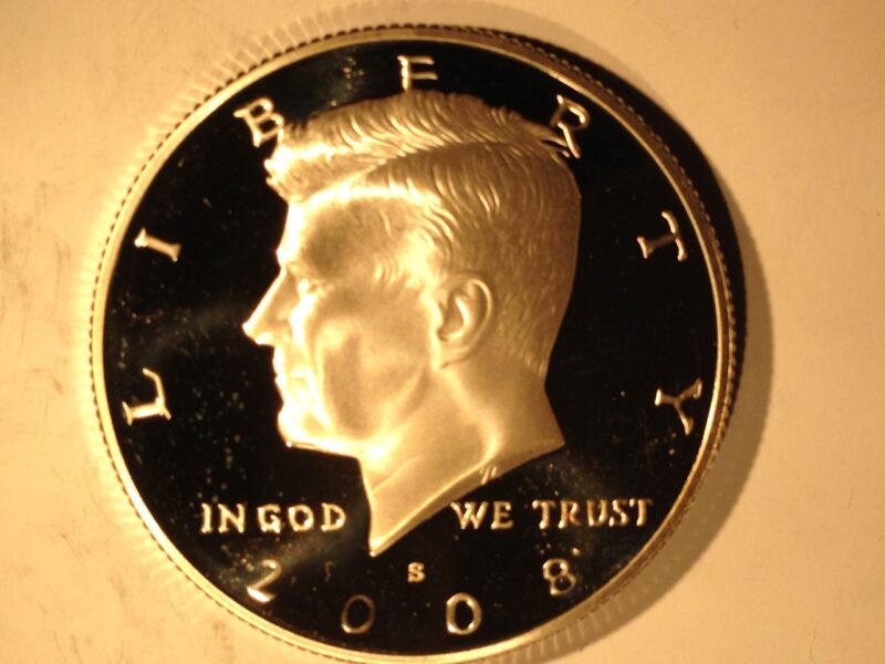 2008-S Kennedy Half Dollar Gem Proof