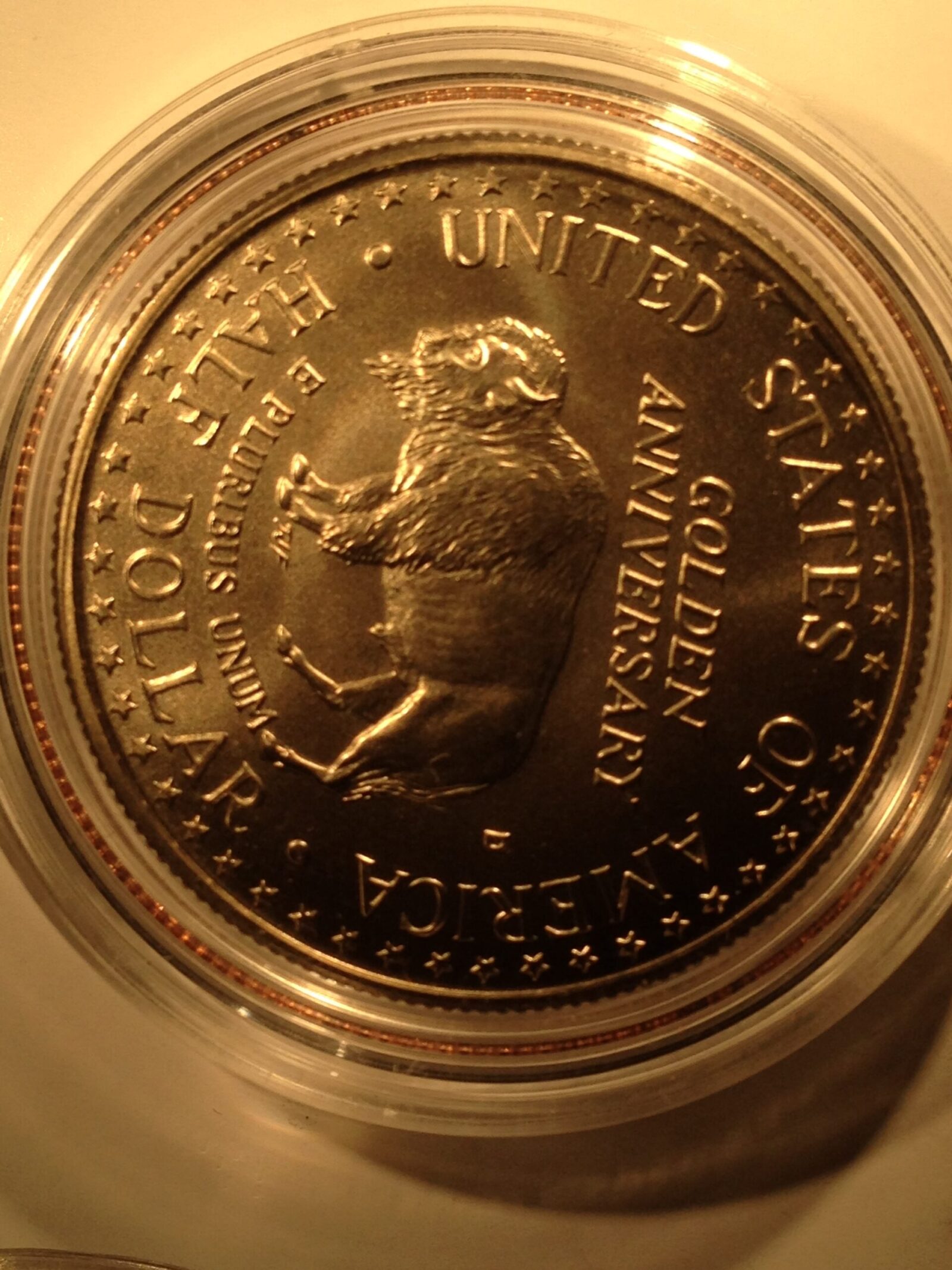 1991 Mount Rushmore Commemorative Half Dollar BU - Image 2