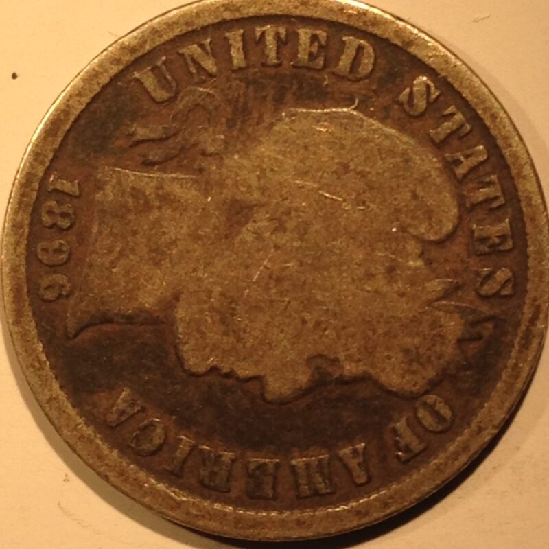 1896 Barber Dime G