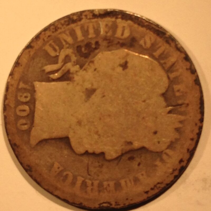 1900-O Barber Dime G