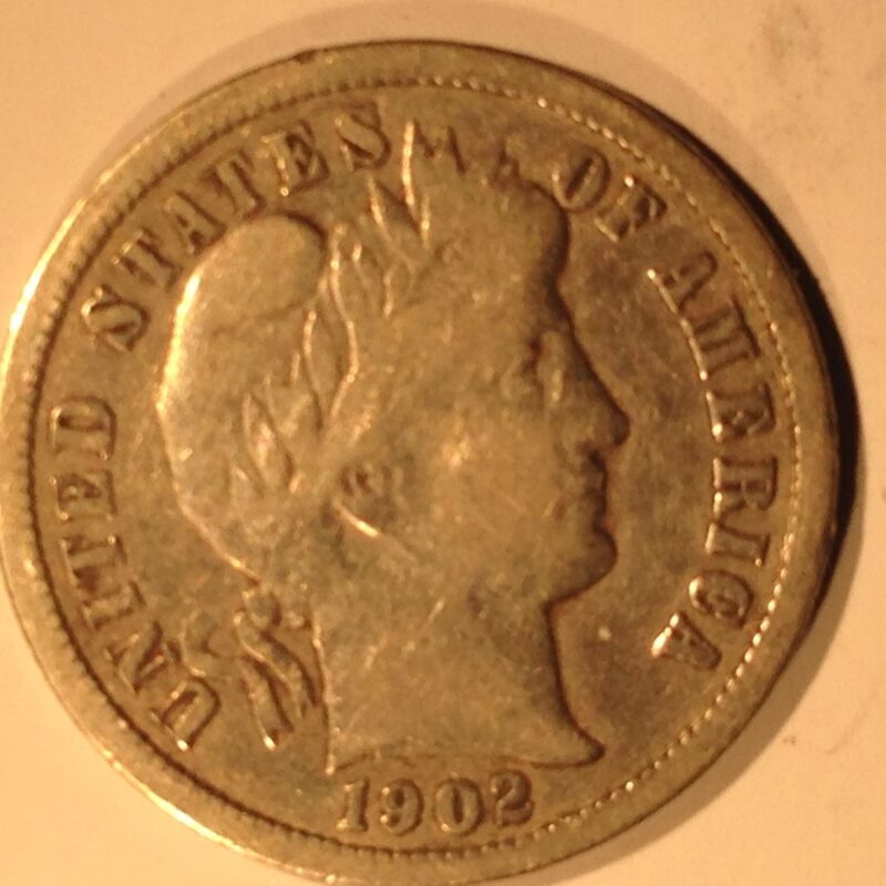 1902-O Barber Dime F