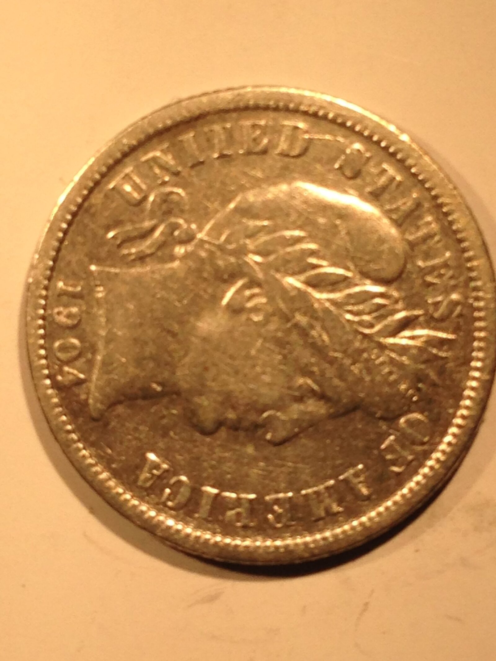 1904 Barber Dime VF