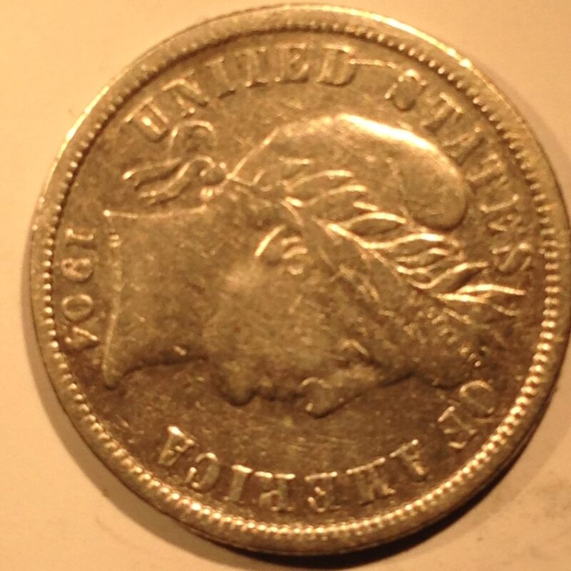 1904 Barber Dime F