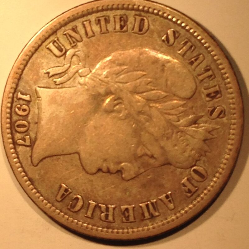 1907 Barber Dime F