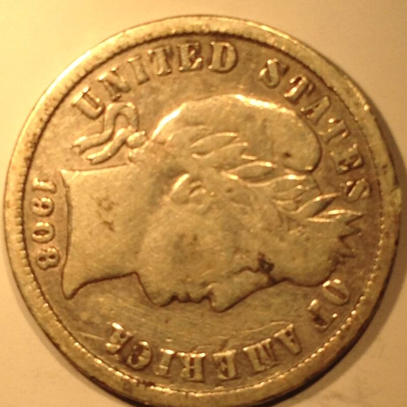 1908-D Barber Dime F