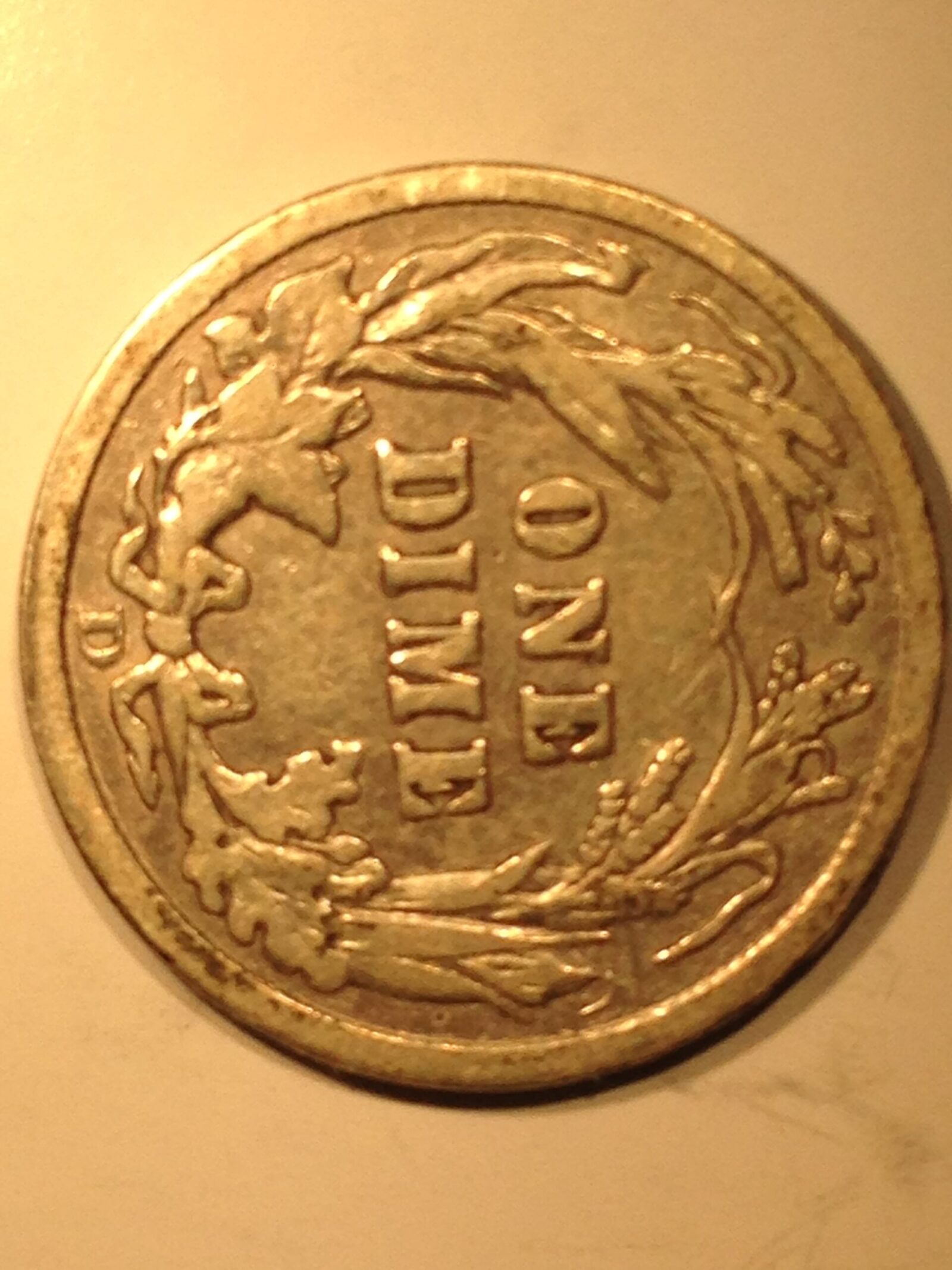 1908-D Barber Dime VF - Image 2
