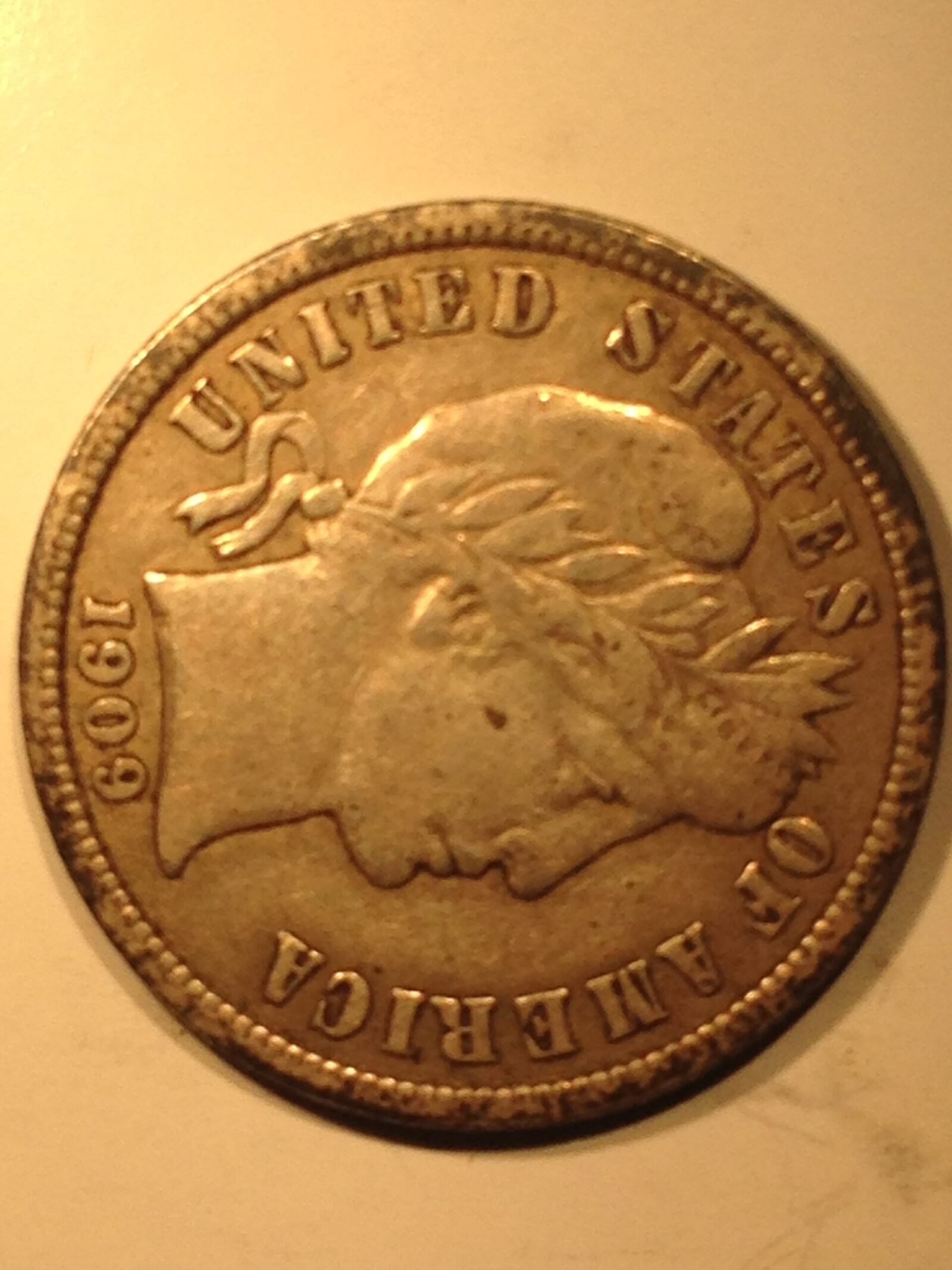 1909 Barber Dime F