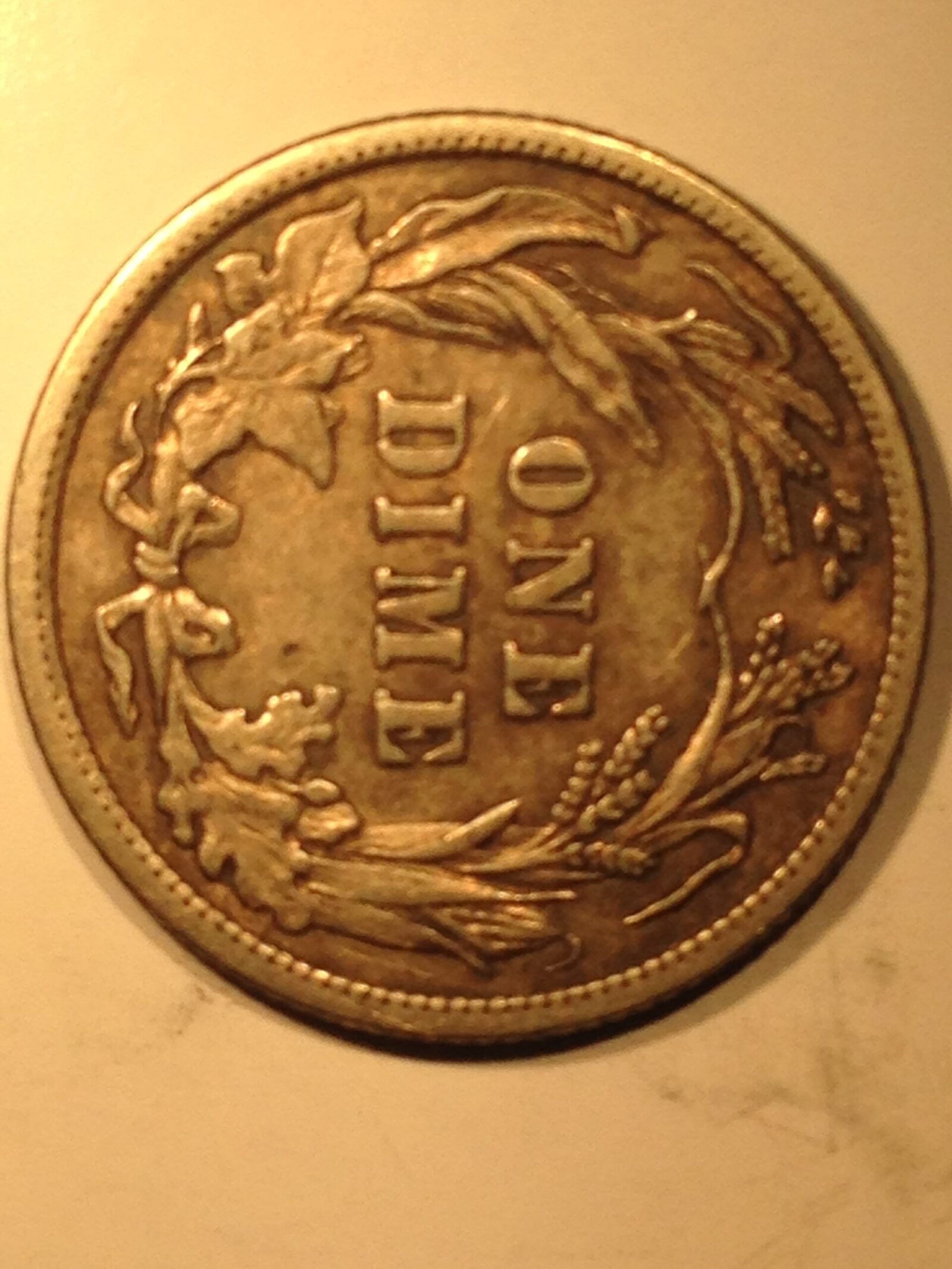 1916 Barber Dime VF - Image 2