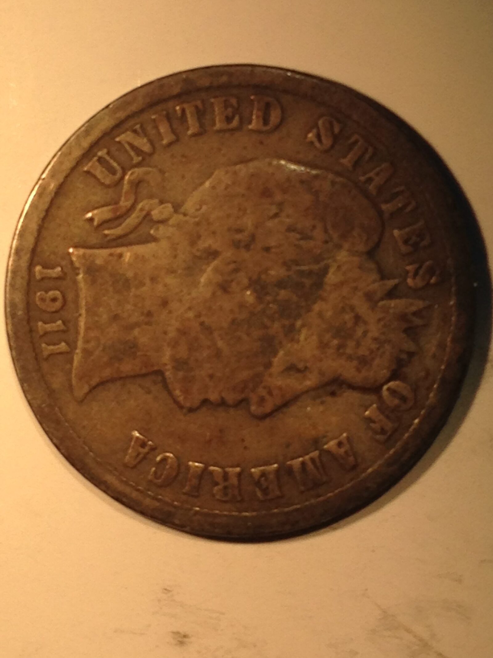 1911 Barber Dime VF