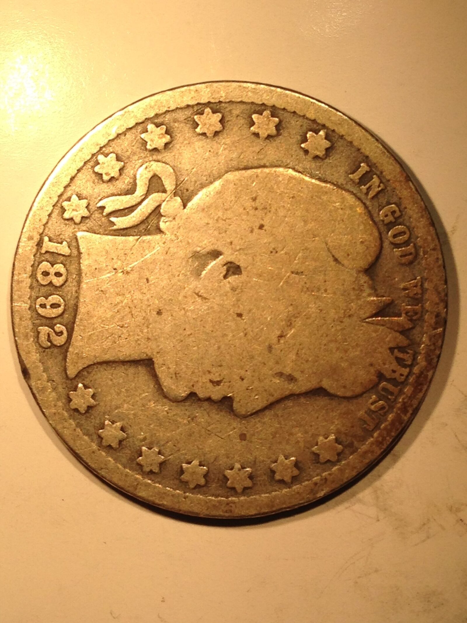 1892-O Barber Quarter G