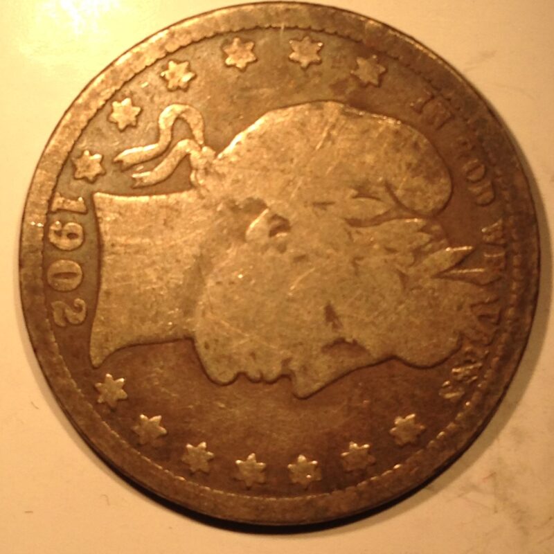 1902-S Barber Quarter F