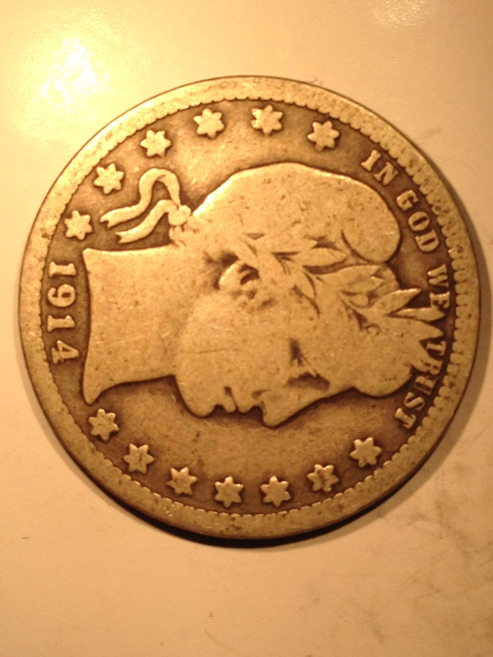 1914-D Barber Quarter VF