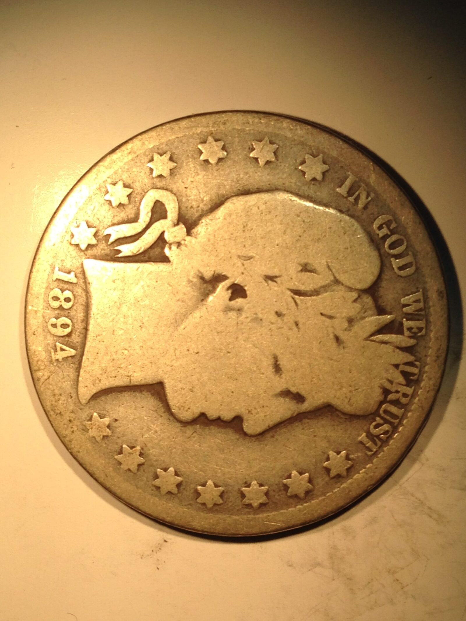 1894-O Barber Half Dollar G