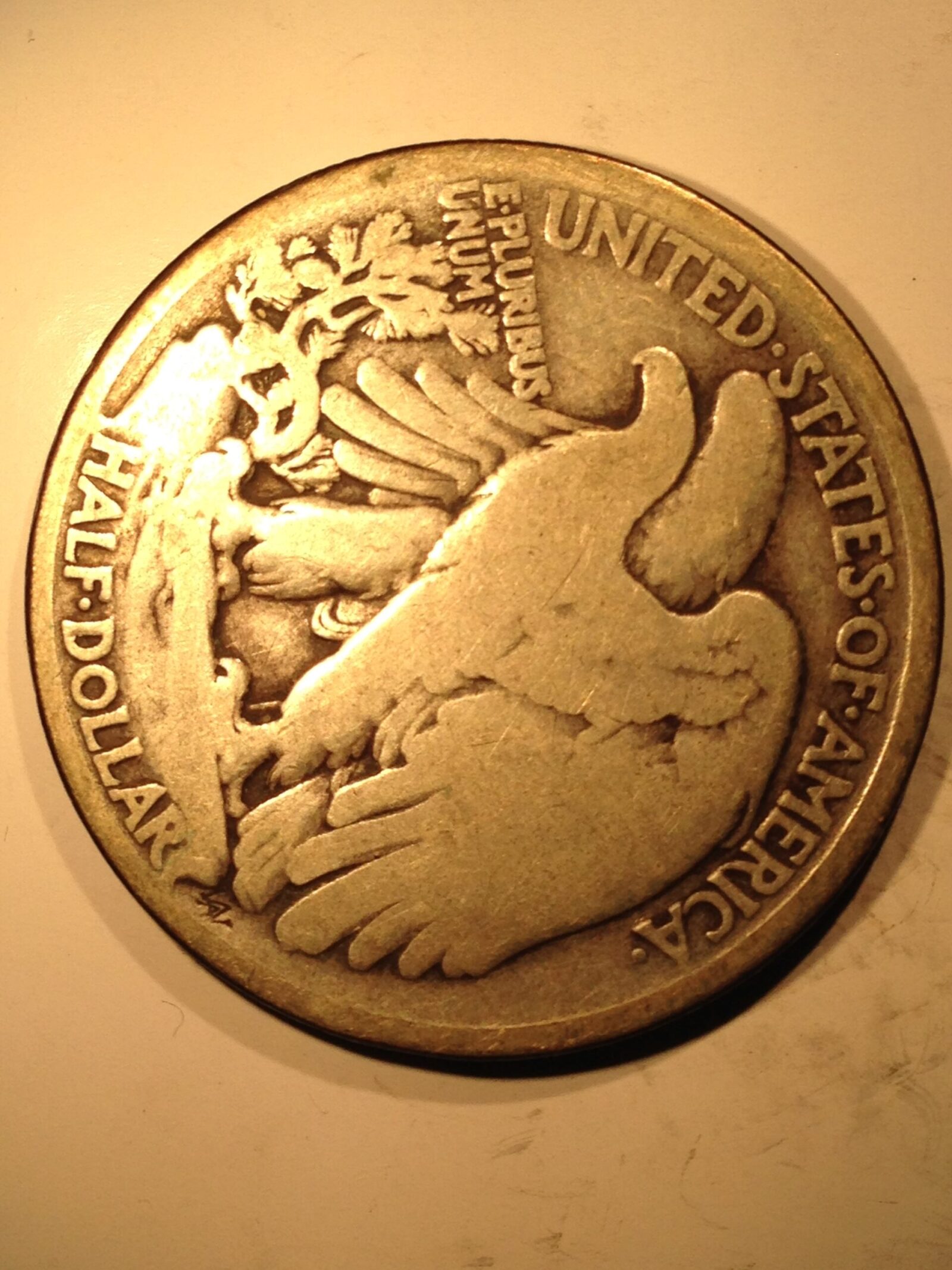 1917-D Obv Walking Liberty Half Dollar G - Image 2