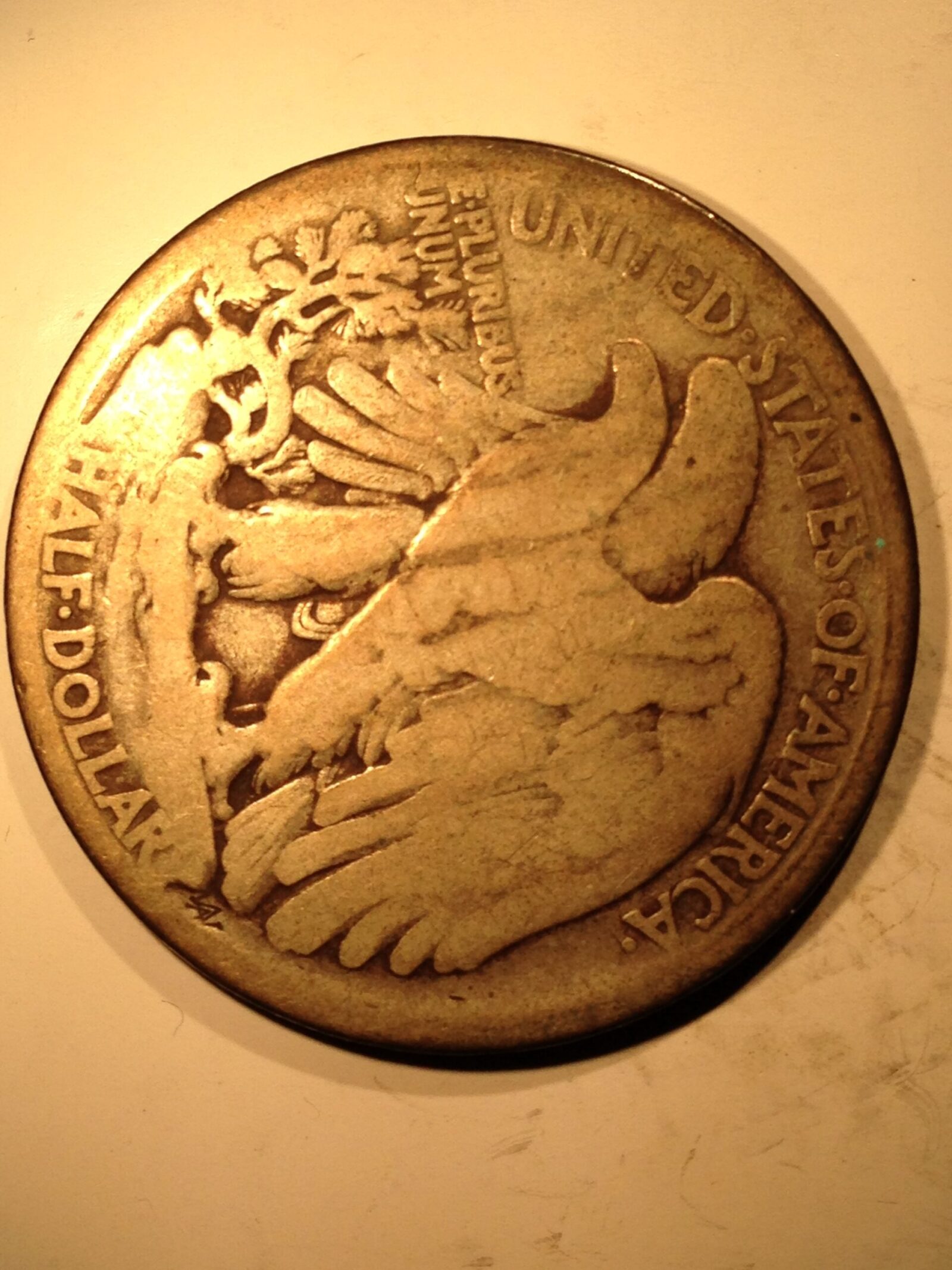 1917-S Obv Walking Liberty Half Dollar VG - Image 2