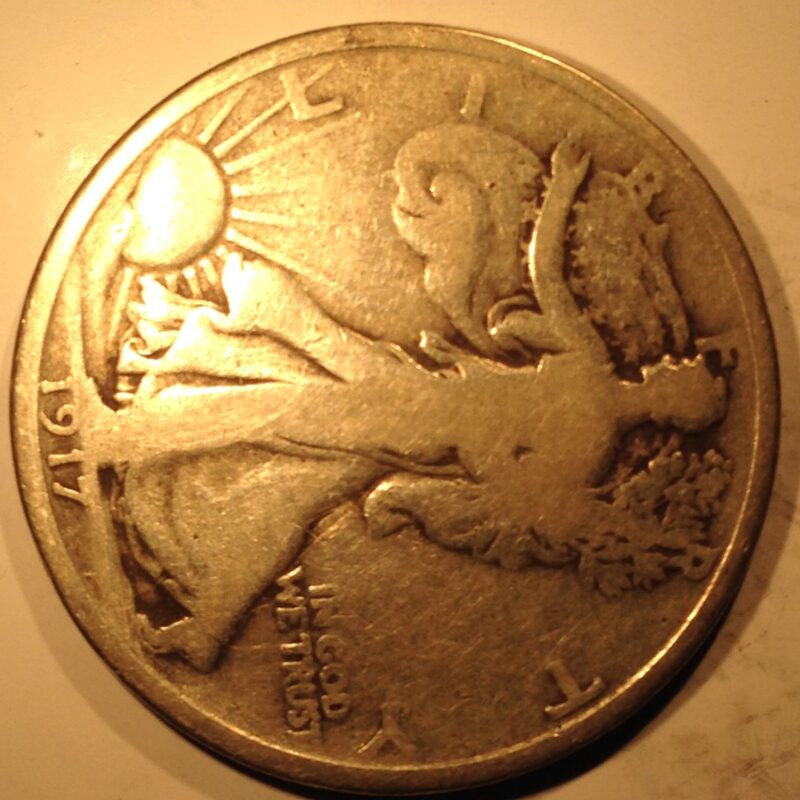 1917-D Rev Walking Liberty Half Dollar G