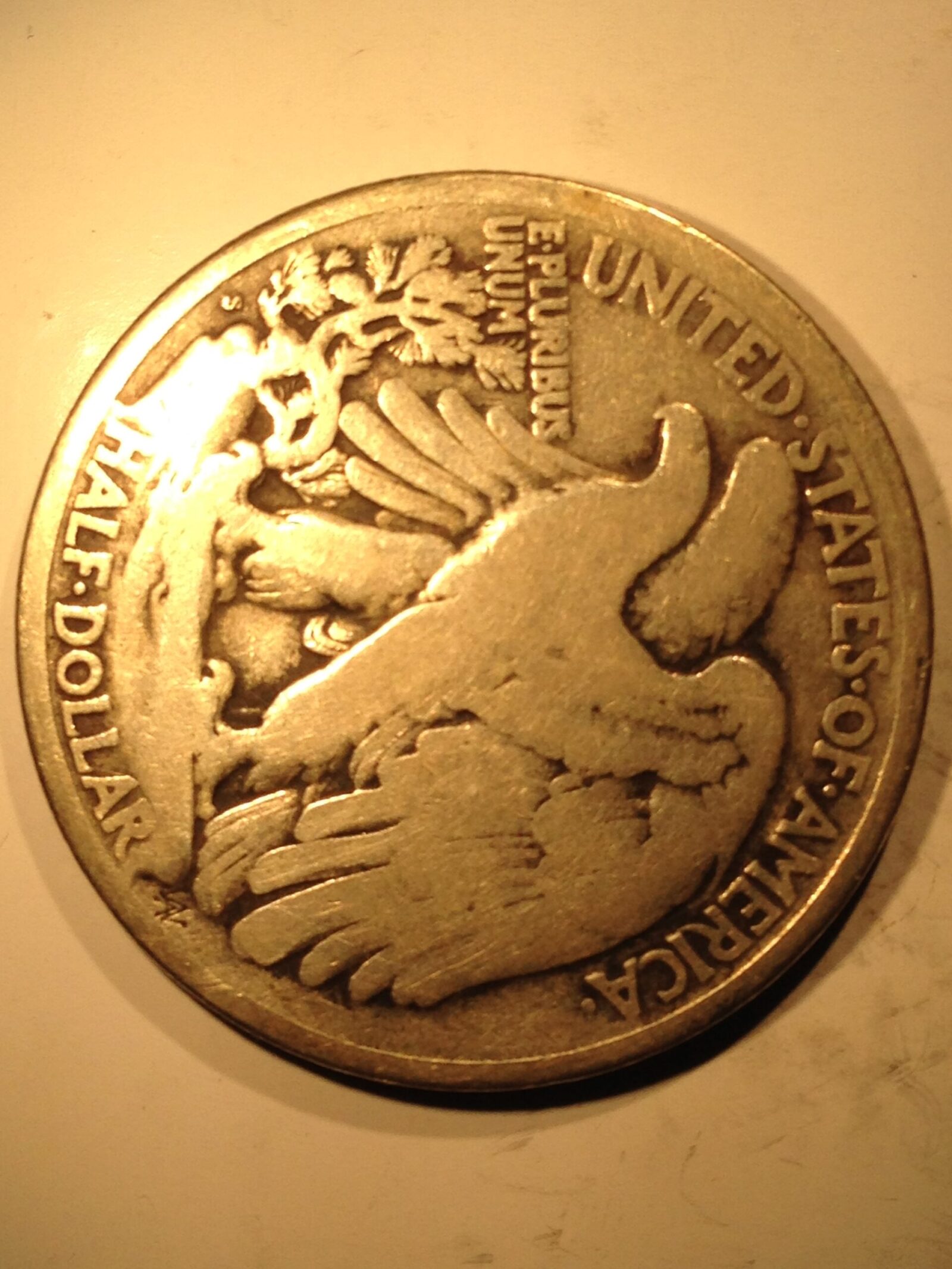 1917-D Rev Walking Liberty Half Dollar VG - Image 2