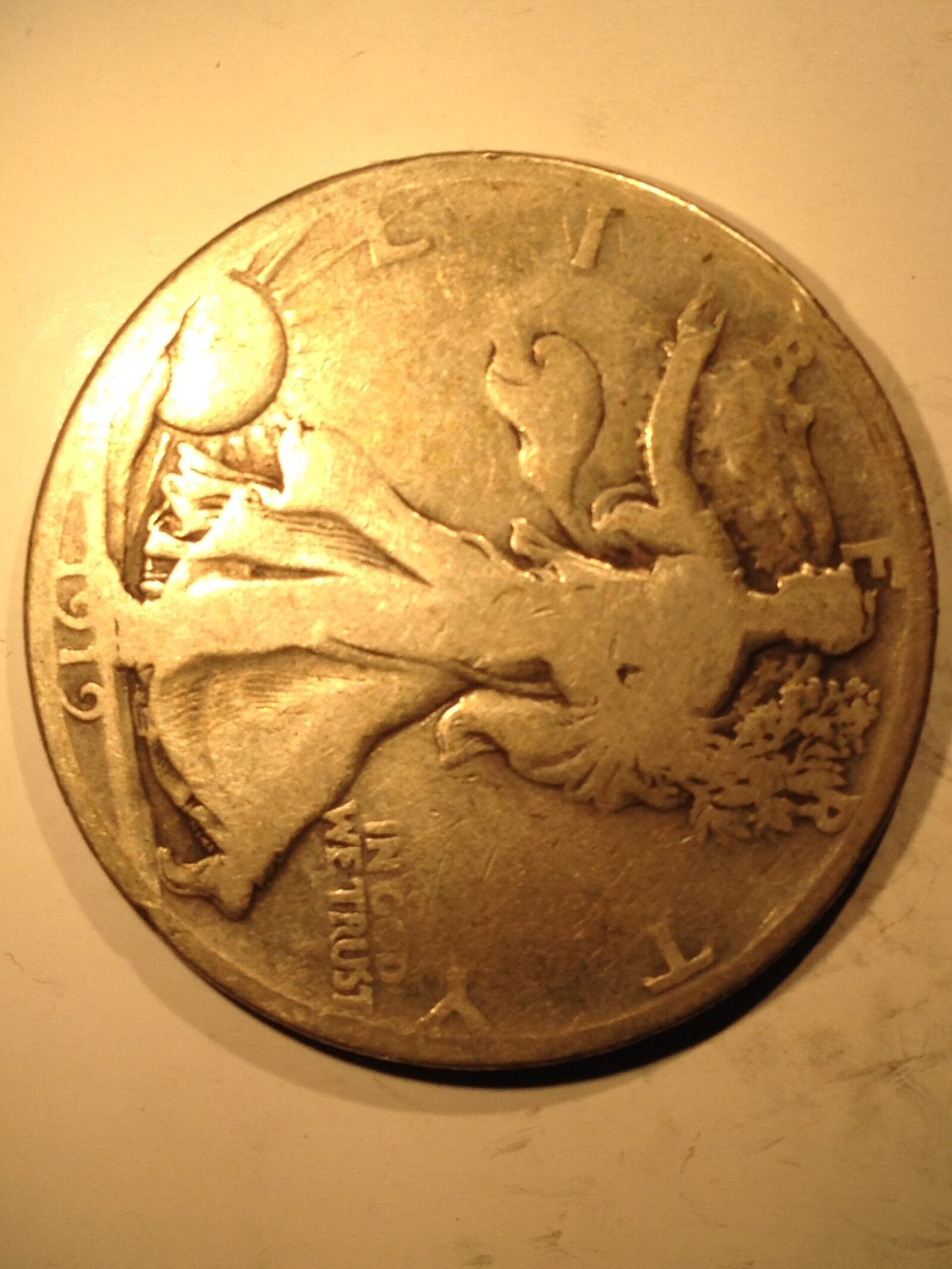1919-S Walking Liberty Half Dollar VG
