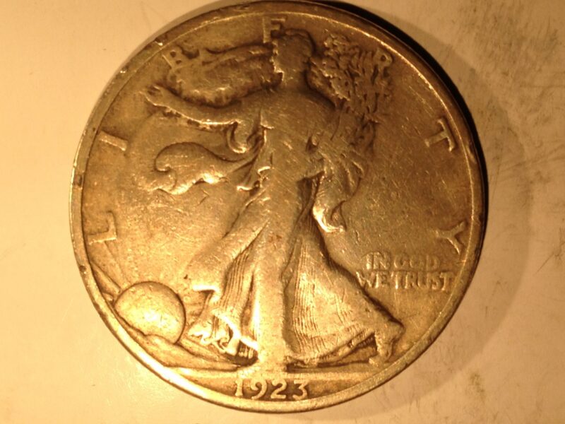 1923-S Walking Liberty Half Dollar F