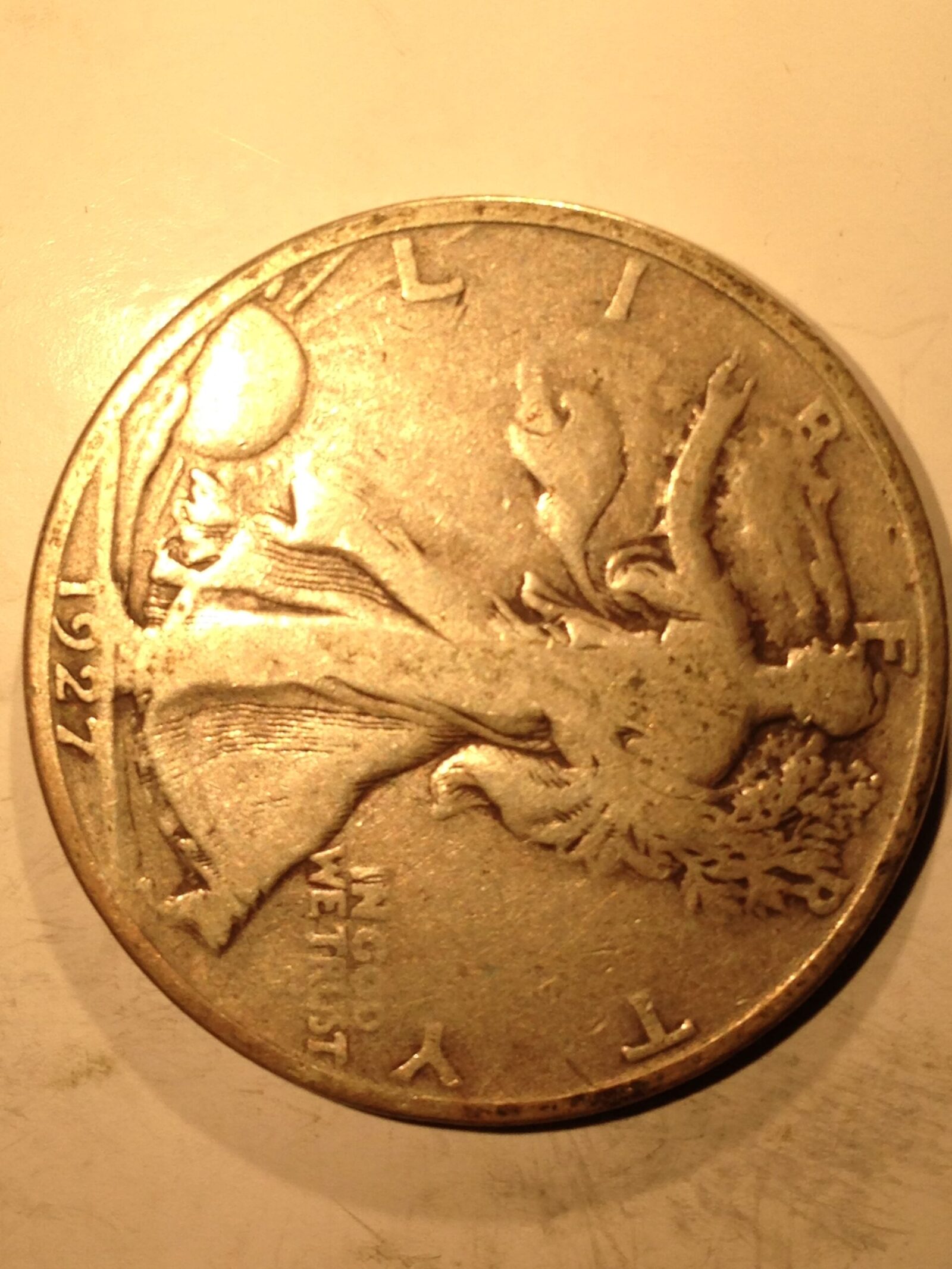 1927-S Walking Liberty Half Dollar F