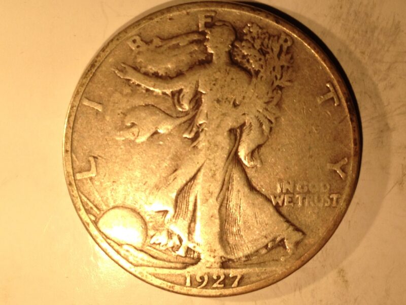 1927-S Walking Liberty Half Dollar F
