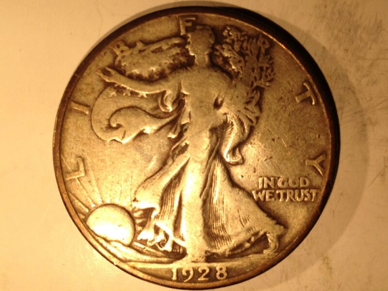 1928-S Walking Liberty Half Dollar F