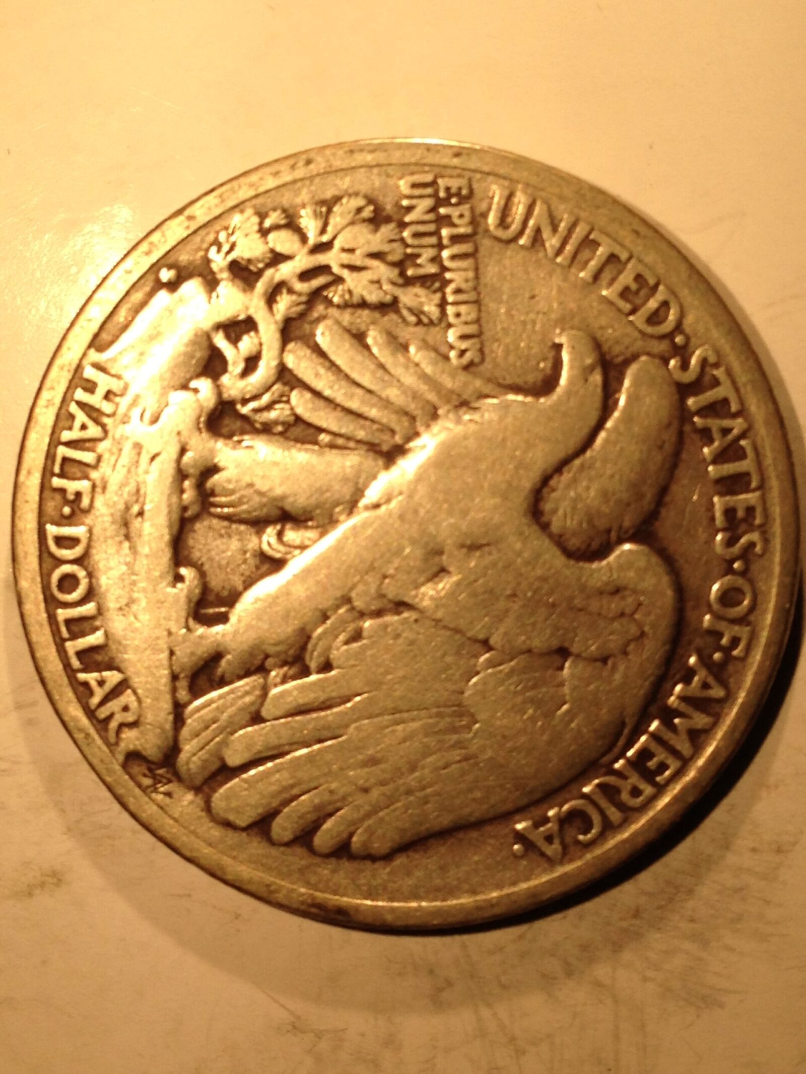 1929-S Walking Liberty Half Dollar F - Image 2