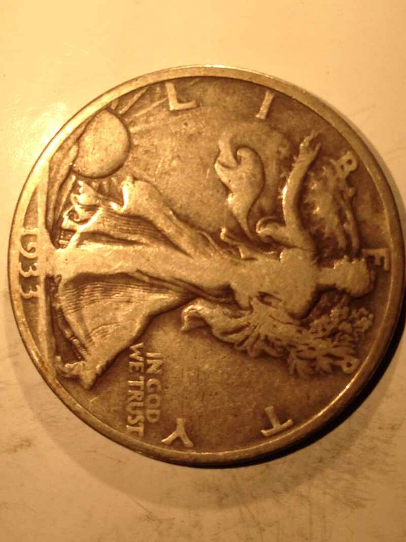 1933-S Walking Liberty Half Dollar VF