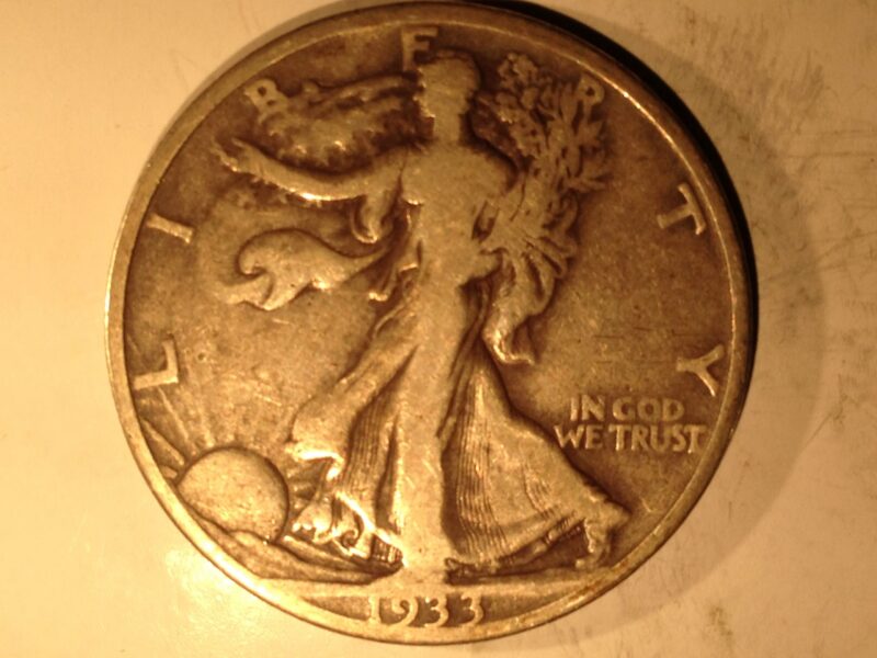 1933-S Walking Liberty Half Dollar VF