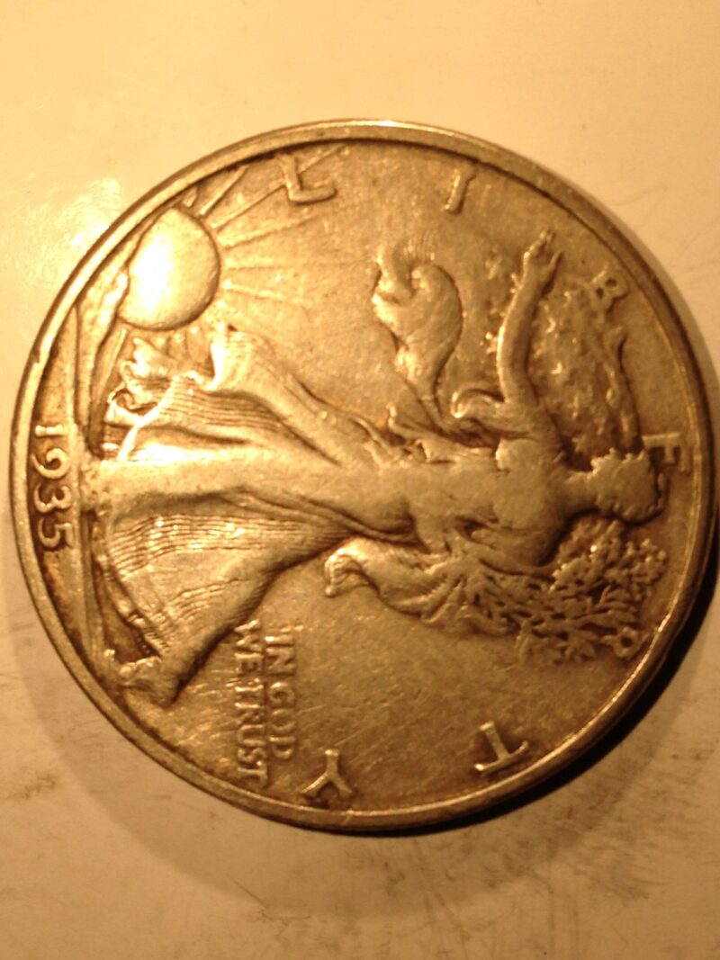 1935-D Walking Liberty Half Dollar VF
