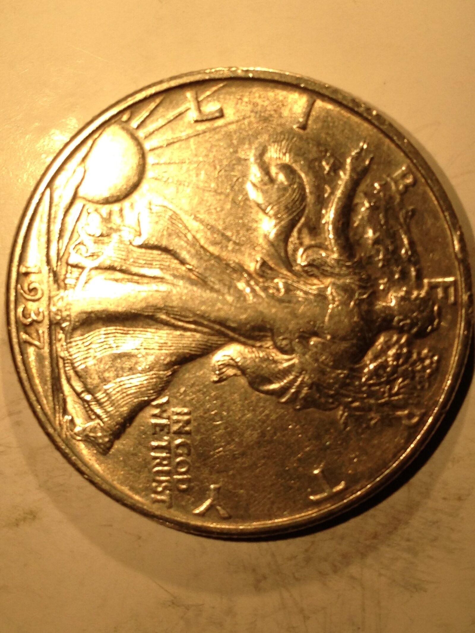 1937-D Walking Liberty Half Dollar VG/F