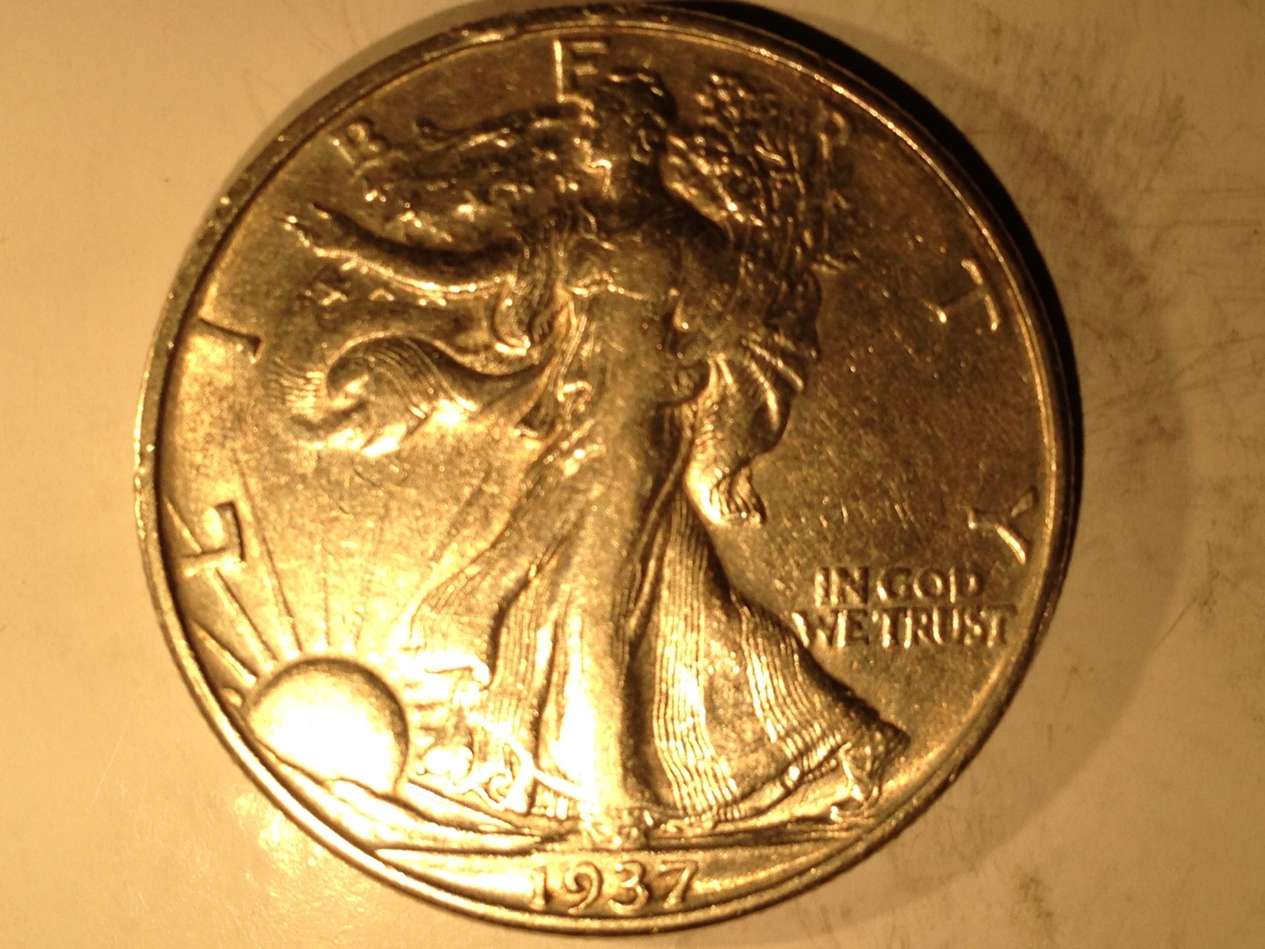 1937-D Walking Liberty Half Dollar VF