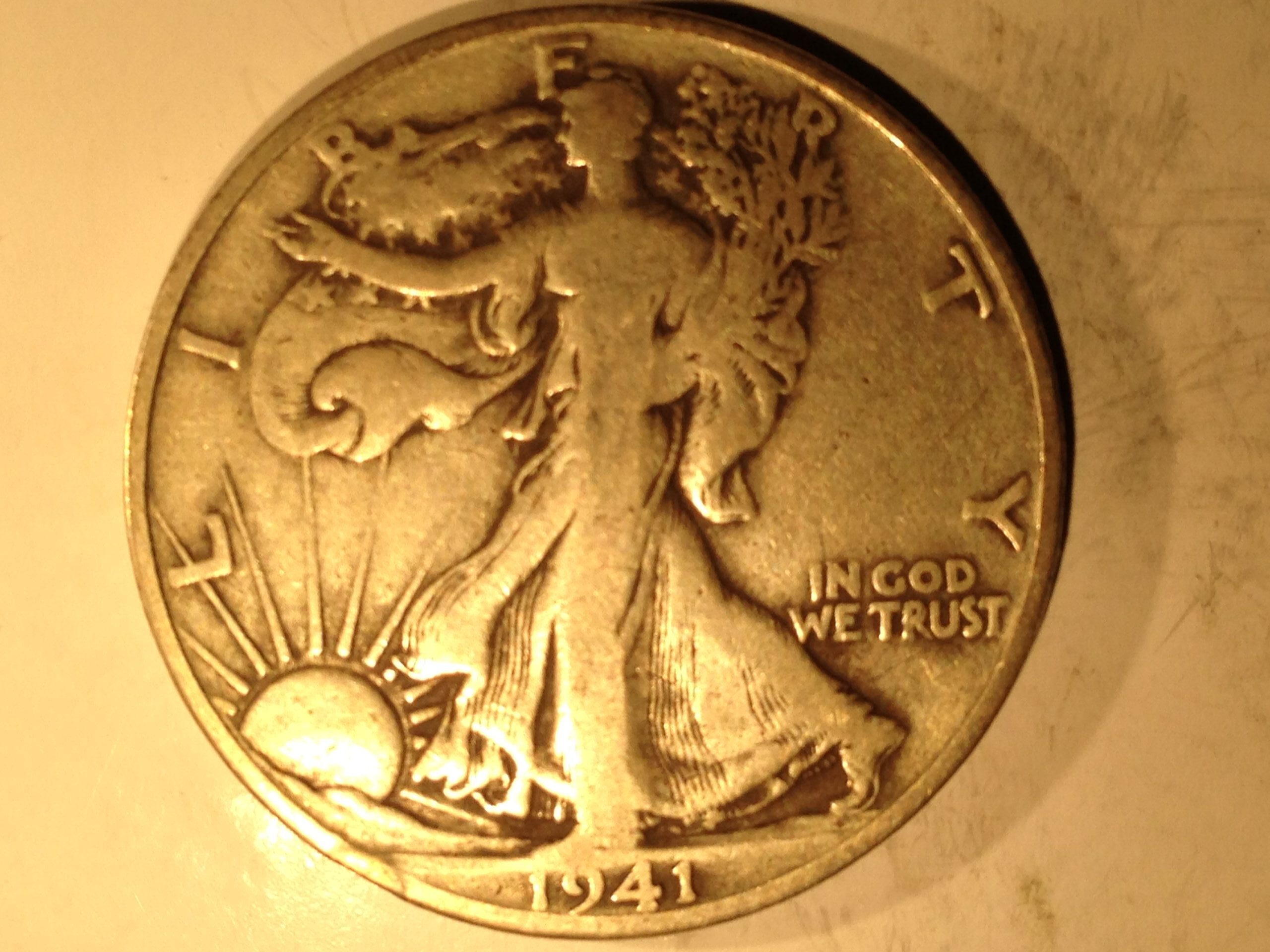 1941-S Walking Liberty Half Dollar VF