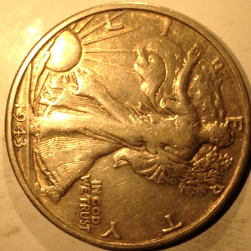 1943-D Walking Liberty Half Dollar AU