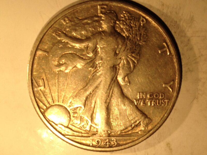1943-D Walking Liberty Half Dollar XF