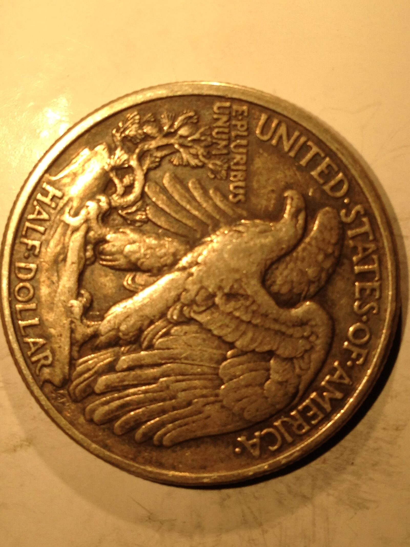 1944 Walking Liberty Half Dollar VG/F - Image 2