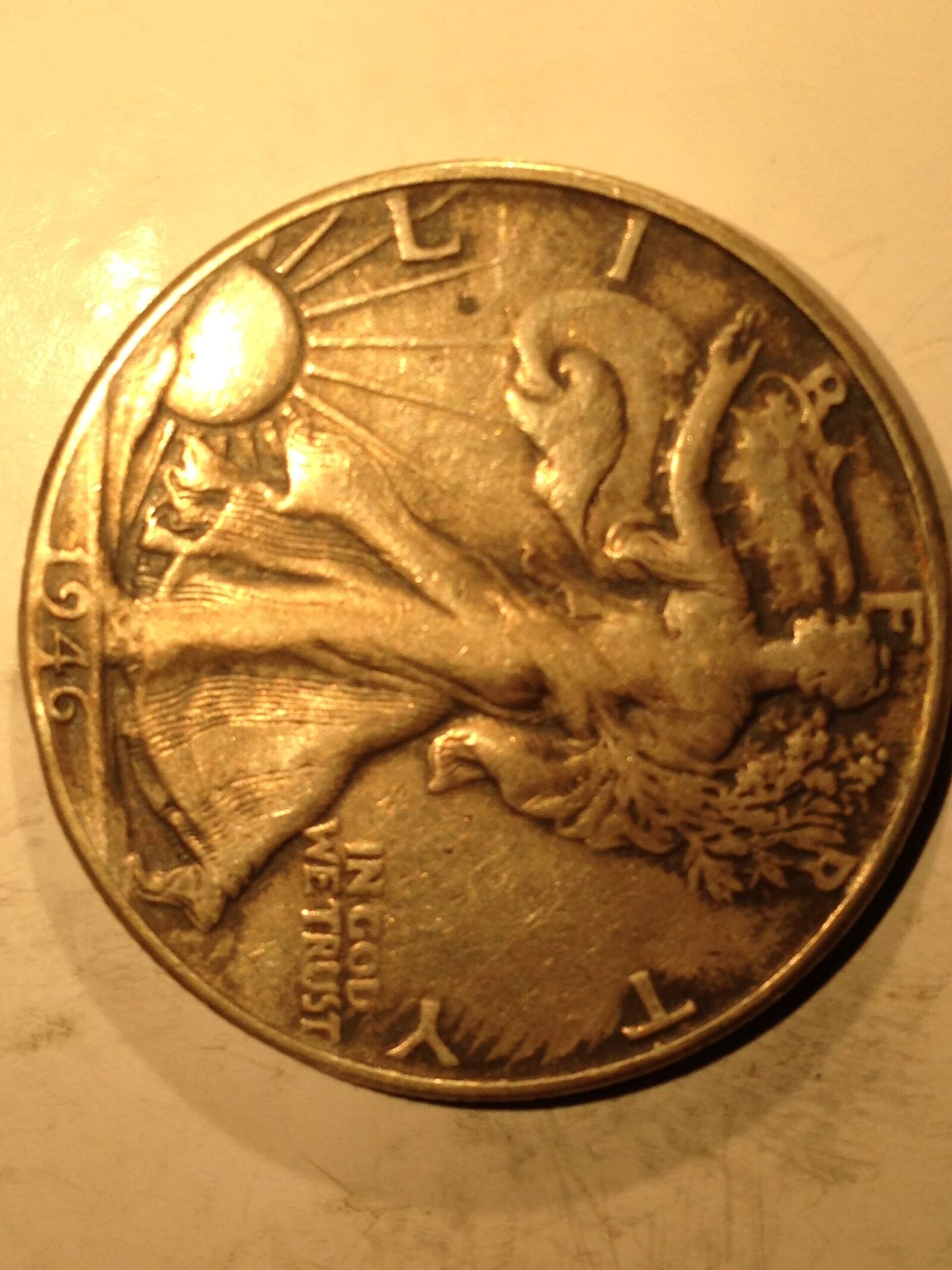 1946 Walking Liberty Half Dollar VF