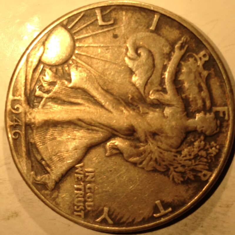 1946 Walking Liberty Half Dollar AU