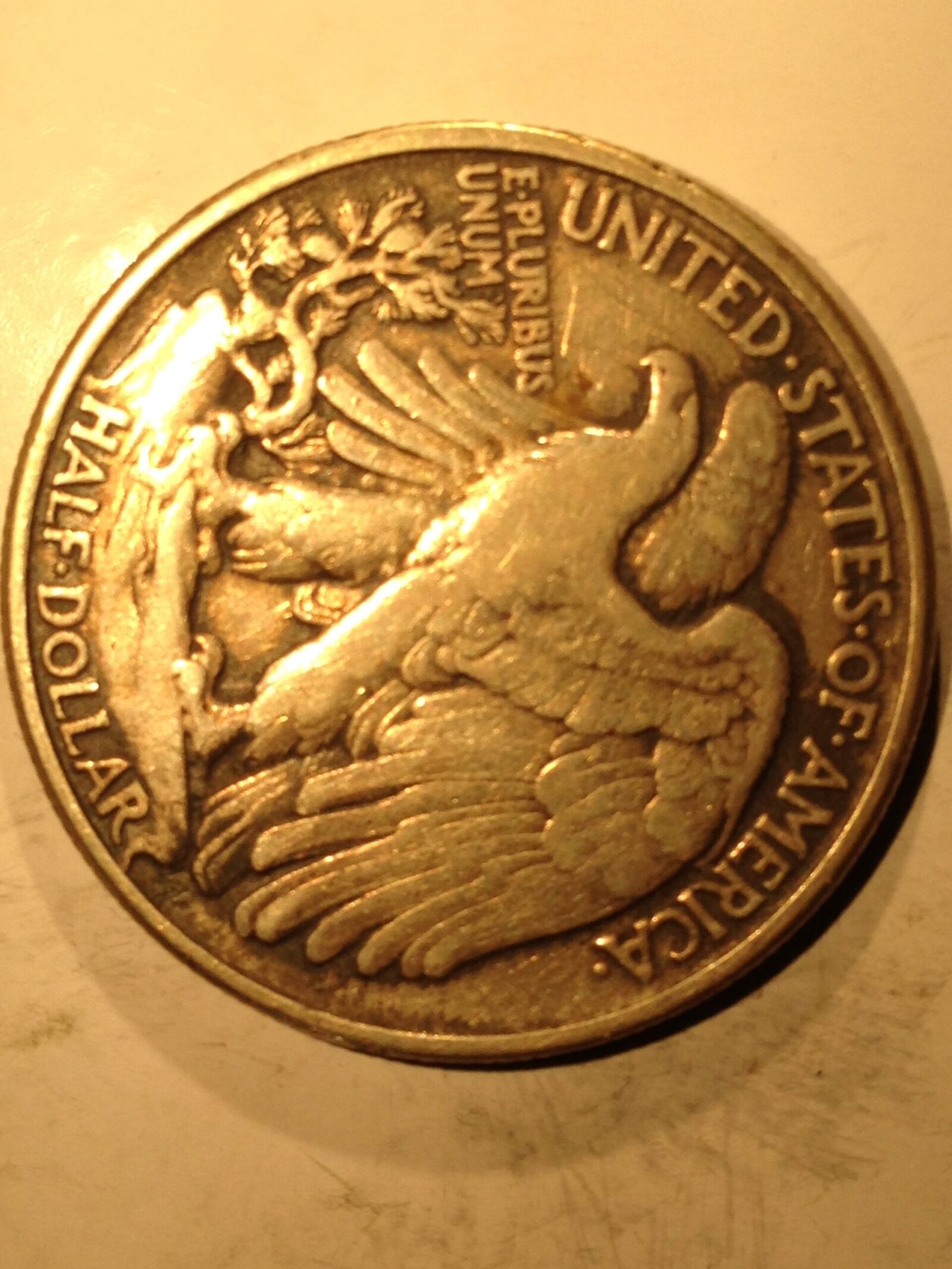 1946 Walking Liberty Half Dollar VF - Image 2