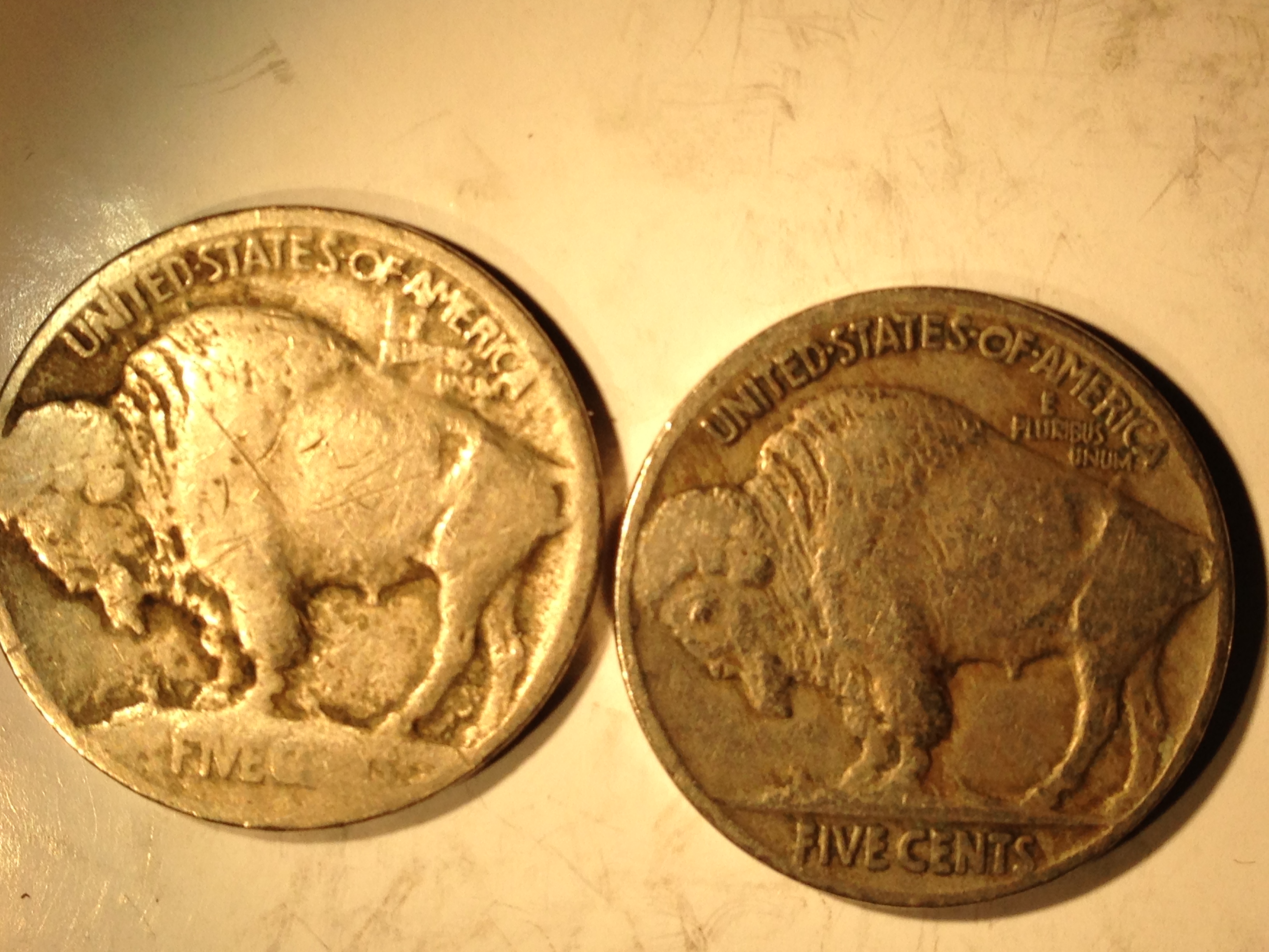 Buffalo Nickels Extra Fine Condition 