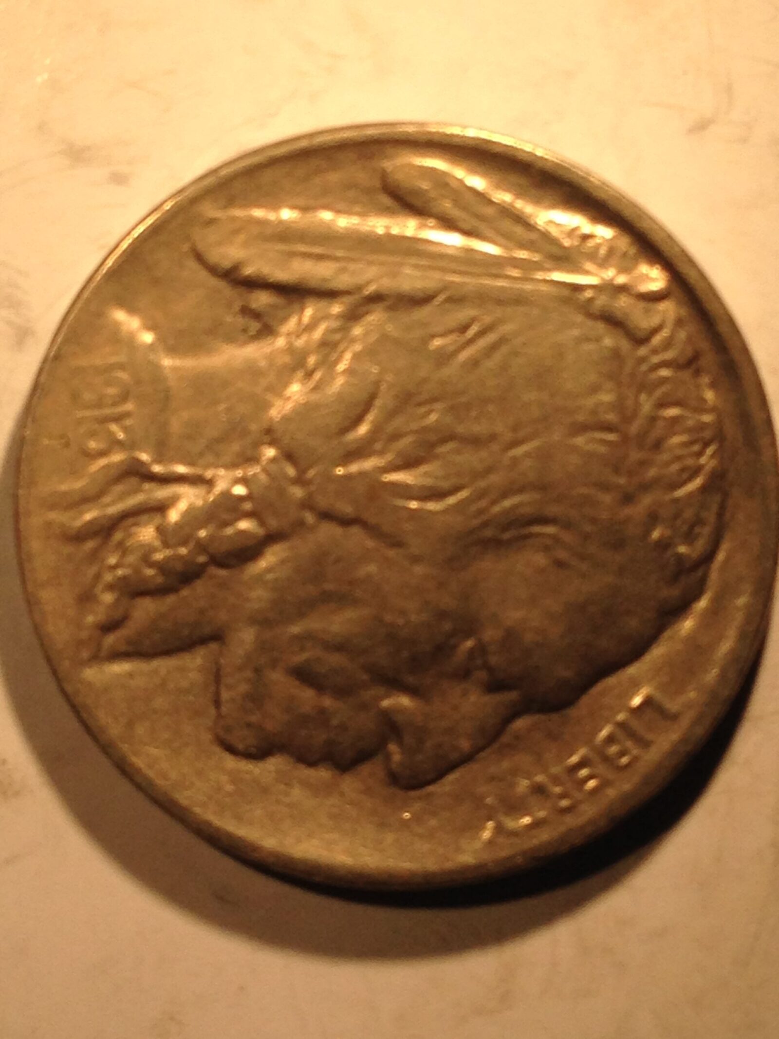 1913-D Ty 1 Buffalo Nickel VF