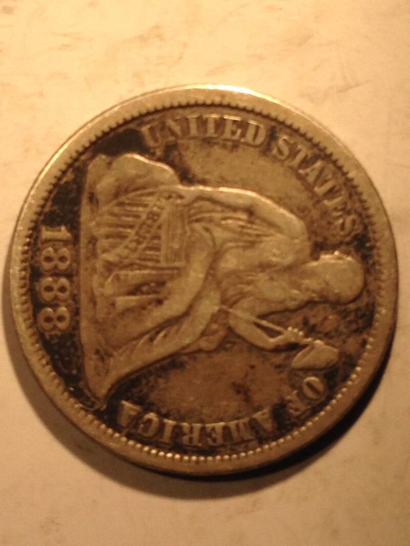 1888 Seated Dime Ch VF